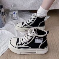 [745 Lần Mua Lại] Giày Vải Cao Cấp Nữ Mùa Hè Thu 2023 Phong Cách Mới Mỏng Influencer Giày Trắng Đế Dày Tất Cả Trận Đấu Giày Thể Thao Thông Thường