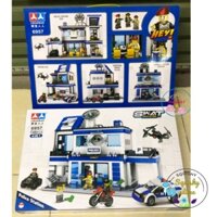 [746 CHI TIẾT] Lego xe nhà cửa công an - đồ giải trí xếp hình lắp đặt xe nhà cửa công an 6957 loại to
