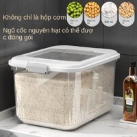 7.5 / 12.5KG Hộp Đựng Cơm Hộp Bảo Quản Ngũ Cốc Hộp Đựng Thực Phẩm Chống Côn Trùng Chống Ẩm Xô Cơm
