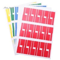 750 Chiếc Cáp Nhãn Dán Dây Chống Thấm Nước Mạng Cáp Điện Nhãn Dây Thẻ Đánh Dấu In Miếng Dán Người Tổ Chức