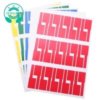 750 Chiếc Cáp Nhãn Dán Dây Chống Thấm Nước Mạng Cáp Điện Nhãn Dây Thẻ Đánh Dấu In Miếng Dán Người Tổ Chức