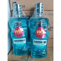 [750ml + 250ml] Combo Nước Súc Miệng Listerine Cool Mint Thái