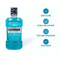 (750ml) Nước súc miệng Listerine Coolmint