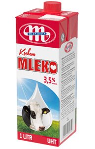(759) MLEKO SỮA TƯƠI NGUYÊN KEM 3.5% HỘP 1L - Hộp