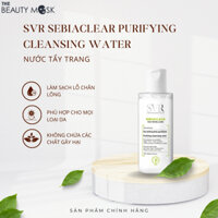 (75ml) Nước tẩy trang da dầu mụn SVR Sebiaclear Purifying Cleansing Water , loại trừ cặn bẩn,dưỡng ẩm và cấp nước