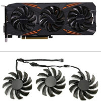 75mm T128010Su 0.35A Quạt Làm Mát Cho Gigabyte AORUS GTX 1080 1070 Ti G1 Quạt Chơi Game GTX 1070Ti G1 Quạt Làm Mát Thẻ Video Chơi Game