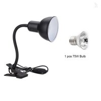 75w Bò Sát Nhiệt Đèn Rùa Nhiệt Đèn Nền Đèn Nóng Có Thể Điều Chỉnh Với Kẹp Cho Bò Sát Thằn Lằn Rùa Bóng Đèn Bể Cá Bao Gồm