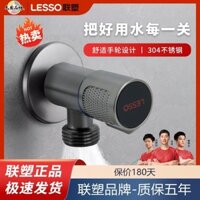7.6000 Người Mua Lại Thương Hiệu Này Với Súng Nhựa Màu Xám Thép Không Gỉ 304 Dày Tam Giác Van Nóng Lạnh Gia Đình Lõi Đồng Vệ Sinh Van Nước