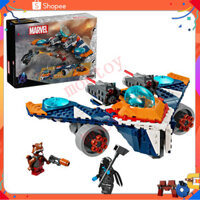 76278 290 Chiếc Warbird của tên lửa mới vs. Ronan, Khối xây dựng tàu vũ trụ siêu anh hùng có thể xây dựng Bộ phim Đồ chơi trẻ em Quà tặng sinh nhật cho bé trai
