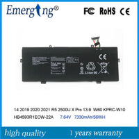 7.64V 56Wh HB4593R1ECW-22A Pin cho HuaWei MateBook 14 2020 2021 loạt KLVL-WFH9 KLVD-WFH9 MACHD-WFE9