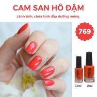 769 - Sơn móng tay màu cam san hô đậm 7.5ml