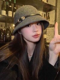 77 Mùa Xuân Và Mùa Thu Năm 2025, Khóa Thắt Lưng Mới, Mũ Len Ngàn Vàng, Mũ Con Gái Kiểu Pháp, Mũ