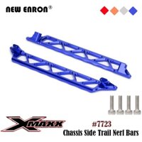 #7723 Side Trail Chassis Nerf Bars 2Pcs Hợp kim nhôm cho RC Car Part 1 / 5 1 / 6 XRT Traxxas XMaxx 1: 5 X-Maxx 6S 8S 7076-4 77086-4