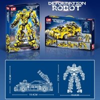 [792 CHI TIẾT-HÀNG CHUẨN] BỘ ĐỒ CHƠI XẾP HÌNH ROBOT Transformer BUMBLEBEE - Lắp Ráp Robot Người Máy Biến Hình