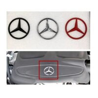 7cm Động Cơ logo Vỏ Động Cơ Ô Tô Biểu Tượng Cho Xe Mercedes benz A C E class GLC CLA GLA GLK Kim Loại Ngôi Sao Huy Hiệu Nắp ca-pô Miếng Dán Vàng
