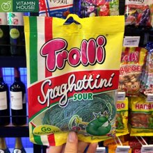 Kẹo dẻo Trolli Spaghettini Sour 100g - dâu