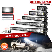 7inch 14inch 20inch Super Bright LED Light Bar 6500K Spot and Flood LED Work Light for Truck 4x4 Offroad 12V 24V
