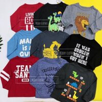 [7kg-11kg] Áo tay dài bé trai chất cotton xuất dư/Áo bé trai tay dài dư xịn thun cotton