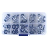 7pcs Fishing Replacement Rod RingsTips Guides, Various Sizes Repair Guides