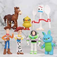 7Pcs Toy Story 4 Woody Forky Bunny Action Figures