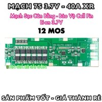 [7S40A-XR] Mạch sạc cân bằng và bảo vệ cell pin Li-ion 7S 3.7V -  40A XR (PGRSG)