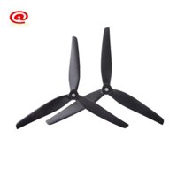 7x4.5x3 7inch 3 Lưỡi Cánh Quạt Đen Carbon Gia Cố Nylon Cánh Quạt Cho FPV Drone 7045