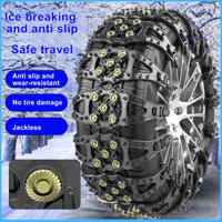 8 / 10 Chiếc Đa Năng Ô Tô Chống Trượt Lốp Dây Xích Chống Mài Mòn An Toàn Tuyết Bùn Lốp Dây Xích Mùa Đông Chống Trơn Trượt Dày Mở Rộng Bánh Xe Xích Tuyết