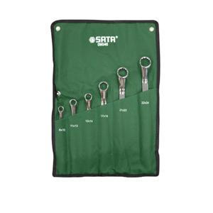 Bộ cờ lê hai đầu vòng Sata 09046, 8-24mm