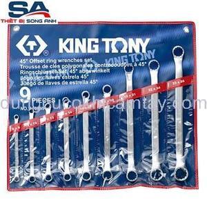 Bộ hai đầu vòng 9 cái hệ mét Kingtony 1609MR, 8-26mm
