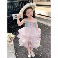 8-28KG VÁY TẦNG HAI DÂY CÁNH BƯỚM SIÊU XINH CHO BÉ GÁI (CBUOM)