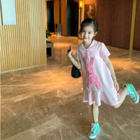 (8-30kg) Váy cho bé gái thỏ hồng TB188 TN189 Đầm bé gái