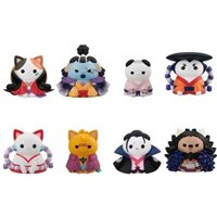 8 Cái / bộ 4cm Anime One Piece Hình Ninja Cat Jinbe Kozuki Oden Kaido Yamato Kozuki Momonosuke Q Phiên Bản PVC Nhân Vật Hành Động Mô Hình Đồ Chơi Búp Bê