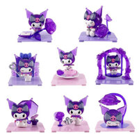 8 Cái / bộ 6cm-6.5cm Kuromi Doll Sanrio Anime Nhân Vật Hành Động My Melody Bánh Trang Trí Đồ Chơi Trẻ Em Quà Tặng Sinh Nhật Vật Dụng Nhỏ Đồ Trang Trí