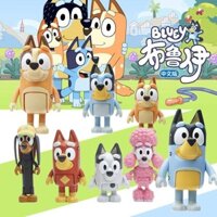 8 Cái / bộ Bluey and Friends Hình Đồ Chơi Bingo Kids
