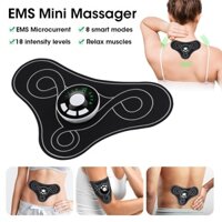 8 Chế Độ 18 Bánh Răng EMS Dụng Cụ Massage Dán Cổ Tử Cung Cột Sống Cánh Tay Máy Mát Xa Cơ Bụng