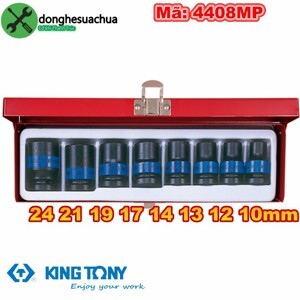 Bộ tuýp 1/2" Kingtony 4408MP- 8 Chi tiết