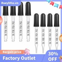 8 chiếc 1ml Thuốc nhỏ giọt mắt, Ống nhỏ giọt thủy tinh có phép đo Ống nhỏ giọt có ống thủy tinh cao su cho thuốc