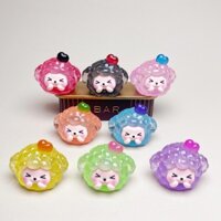 8 Chiếc Dạ Quang Phát Sáng 3D Shinny Kiki Shaker Bóng Tròn Nhựa Quyến Rũ Cho DIY (1-352)