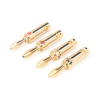 8 Chiếc Hifi Mạ Vàng Loa Chuối Phích Cắm Cho DIY Loa Chuối Jack Kết Nối Cáp Âm Thanh