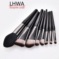 8 Chiếc LHWA Black Bán Chạy Bộ Cọ Trang Điểm Cổ Điển Bán Trực Tiếp Tại Nhà Máy