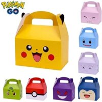 8 Chiếc Pokemon Pikachu Giấy Túi Quà Tặng Dự Tiệc Sinh Nhật Trang Trí Hộp Kẹo Tắm Cho Bé Đồ Dùng Trẻ Em Quà Tặng