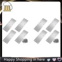 8 Chiếc Thẳng Chân Đế Phẳng Mending Tấm Thép Không Gỉ Nẹp Có Ốc Vít Cho Đồ Nội Thất Cửa Gỗ