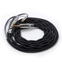 8 Core Pure Silver Balanced Earphone Cable MMCX in Ear Monitor Cable, 7N Upgrade HiFi IEM Audio 4 Pole Cable Replacement Earphone Cable Audio Wire ...