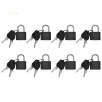 8 Gói Khóa Ổ Khóa Nhỏ Có Chìa Khóa Hành Lý Tập Gym Locker Khóa Mini Đầy Màu Sắc Ổ Khóa Cho Trường Ngoài Trời Nhà