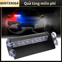 8 hạt LED Đèn xe Cảnh sát nhấp nháy Đèn cảnh báo khẩn cấp Đèn cảnh Cho Xe Hơi