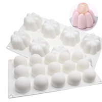 8 Khuôn Mousse Bánh Hoa Nhỏ DIY Làm Bánh Fondant Khuôn