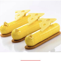 8 Lightning Puff Candied Gourd Bánh Mousse Khuôn Silicon Dải Dài Dụng Cụ Nướng Bánh