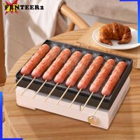 8 Lưới Nướng Chảo DIY Hợp Kim Nhôm Chống Dính Máy Làm Hot Dog Presser Máy Làm Nướng Nấu Ăn Nhà Bếp Ngoài Trời