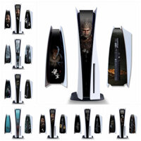 8 Màu Đen Huyền Thoại: Nhãn Dán Bên Họa Tiết Ngộ Không Tương Thích Với Đĩa PS5 / Phiên Bản Kỹ Thuật Số Bảng Điều Khiển Trung Tâm Da Decal Vinyl Tùy Chỉnh Decal Cho Máy Chơi Game Sony Playstation 5