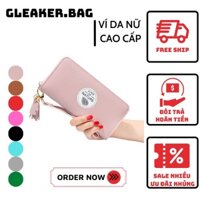 [8 MÀU] Ví Dài Cầm Tay Nữ Tính Nhiều Ngăn Đựng Tiền Hàn Quốc GLK219
